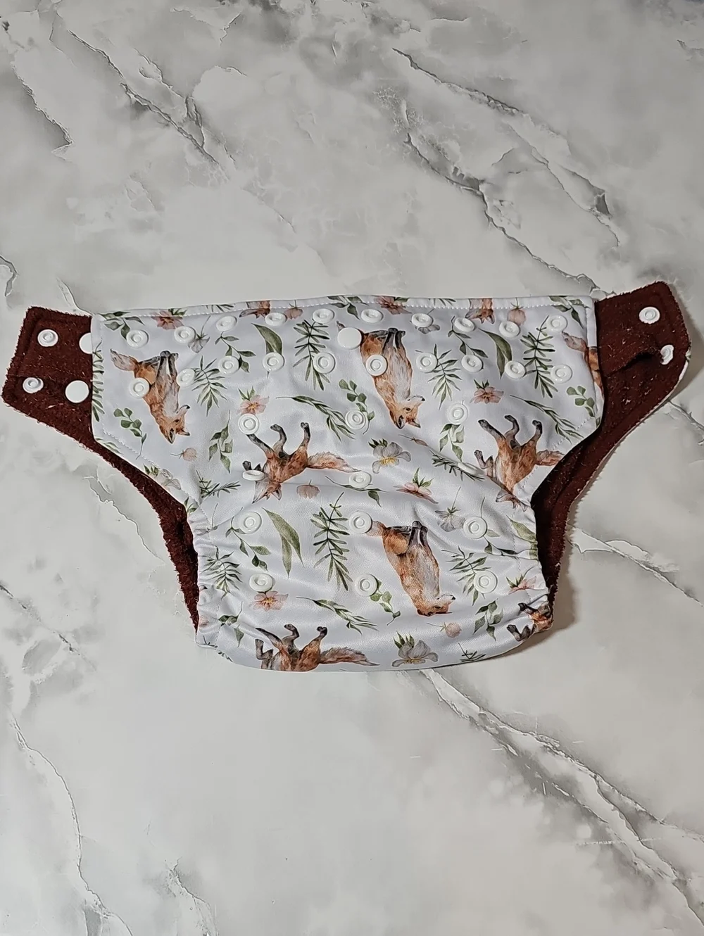 Reusable Pocket Cloth Diaper Adjustable Snaps